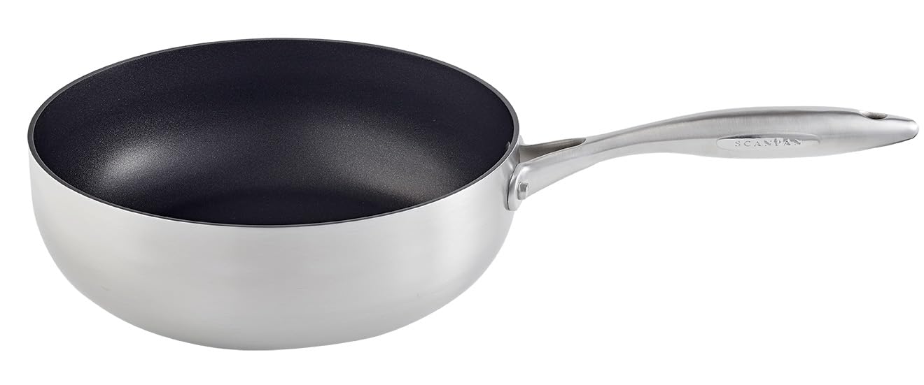 Scanpan - 65082600 Scanpan CTX Covered Deep Sautè Pan, 4 Quart, Silver - Image 3