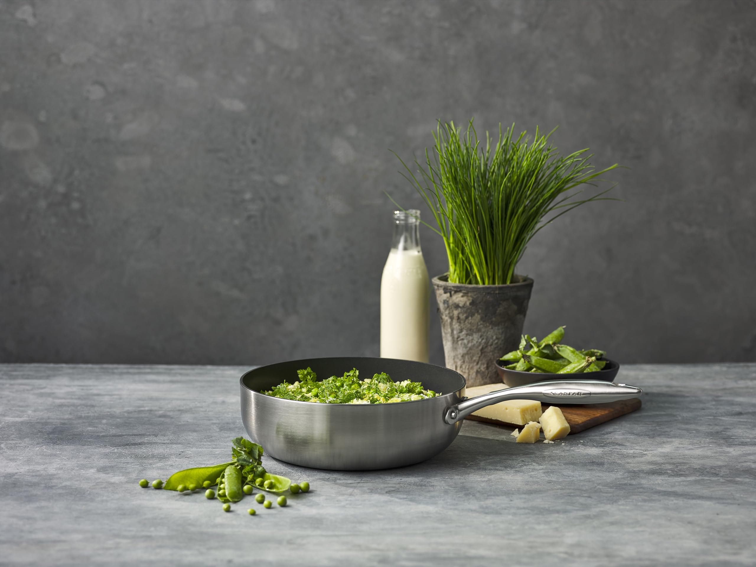 Scanpan - 65082600 Scanpan CTX Covered Deep Sautè Pan, 4 Quart, Silver - Image 8