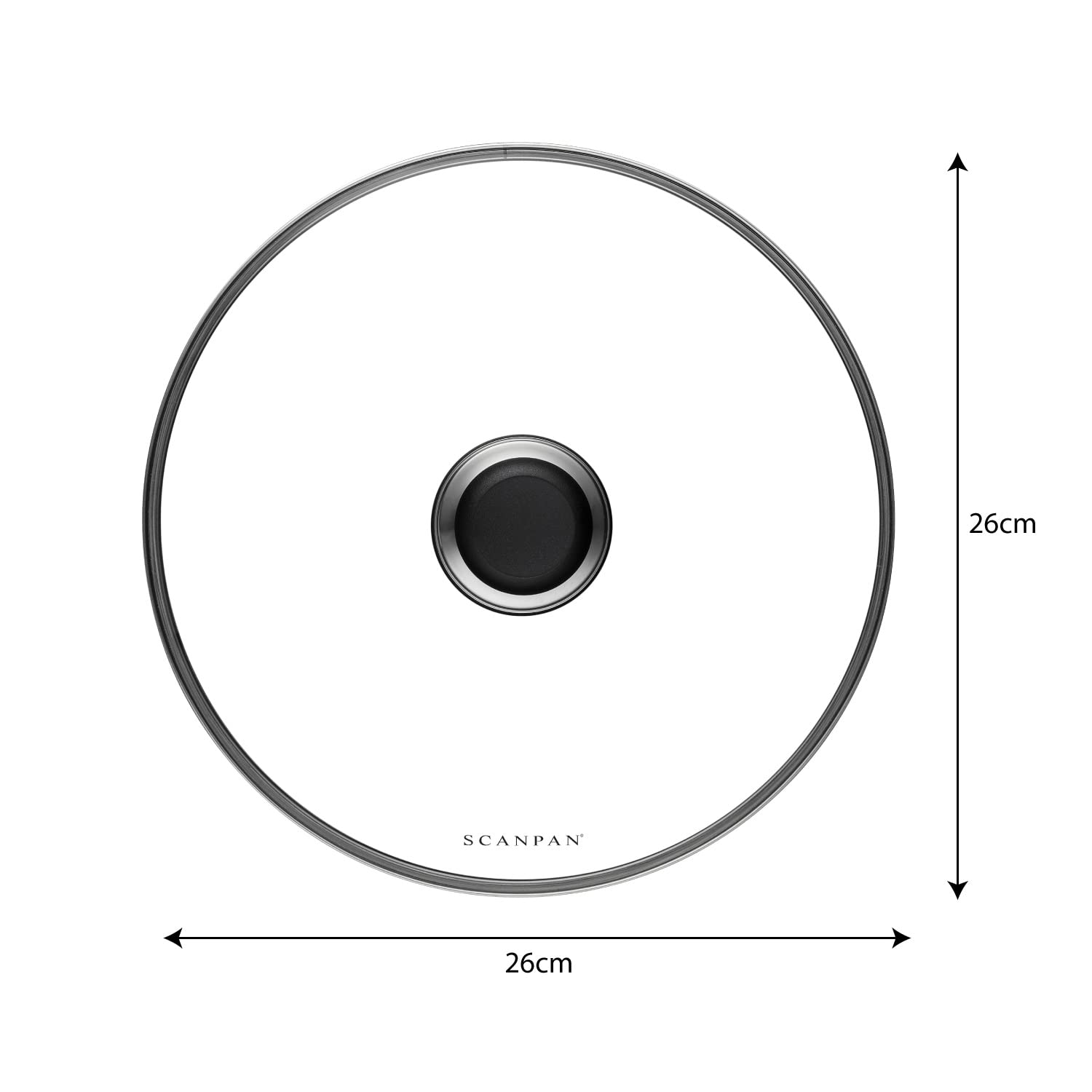 Scanpan Classic 10-1/4-Inch Glass Lid (26001212) - Image 3