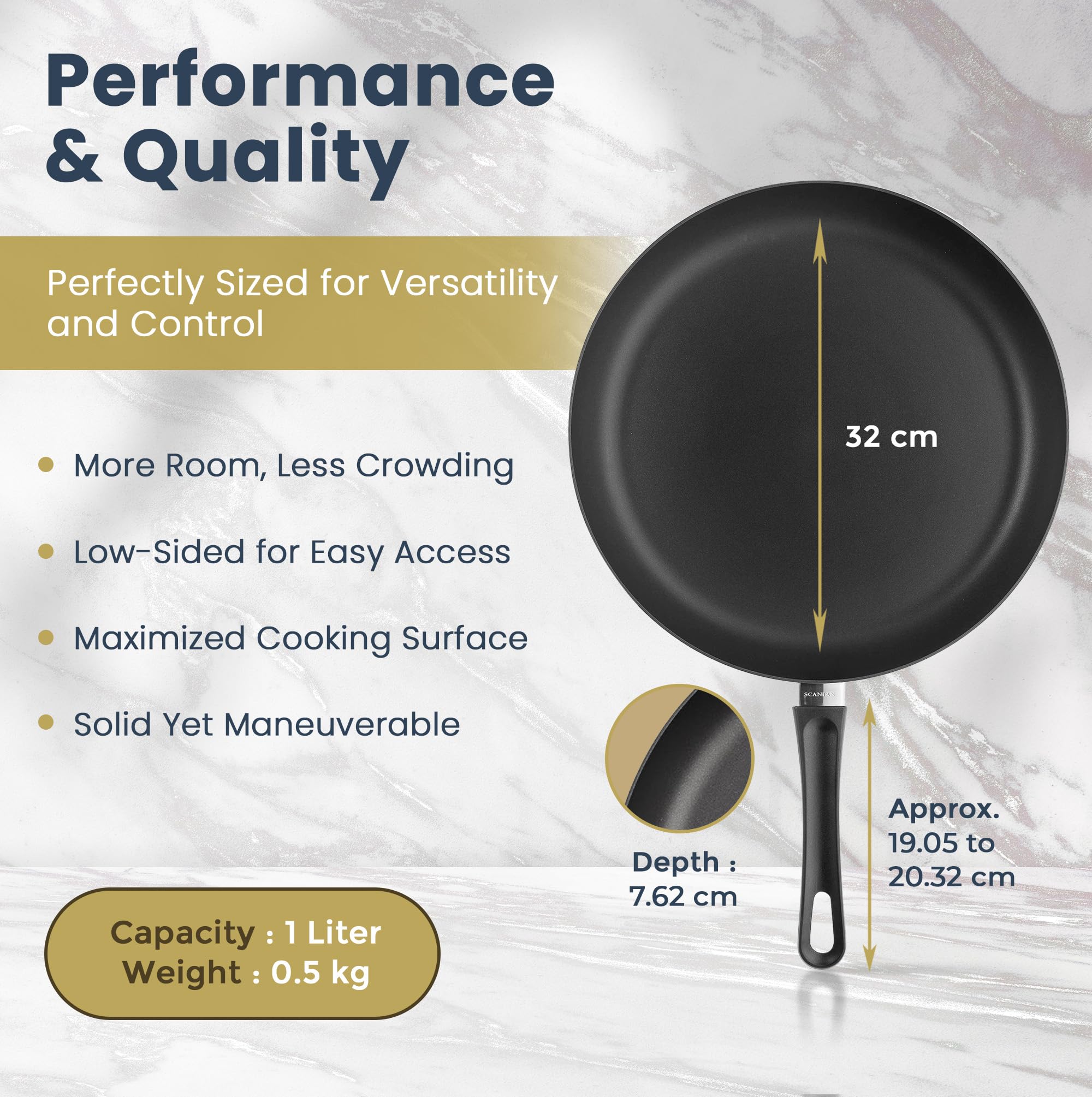 Scanpan Classic 12.5" Fry Pan - Image 6