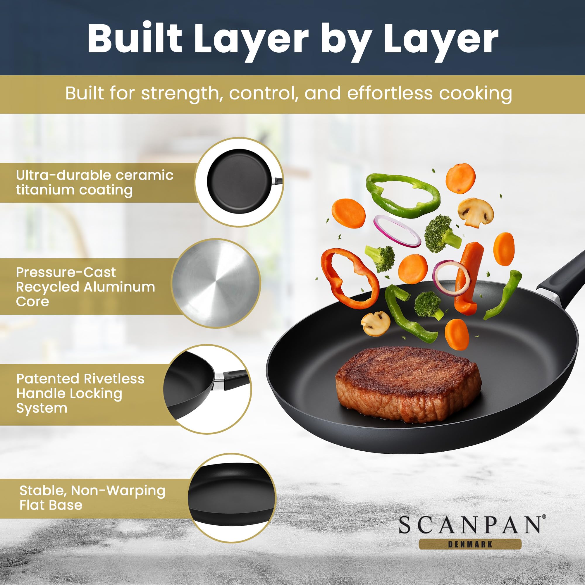 Scanpan Classic 12.5" Fry Pan - Image 8