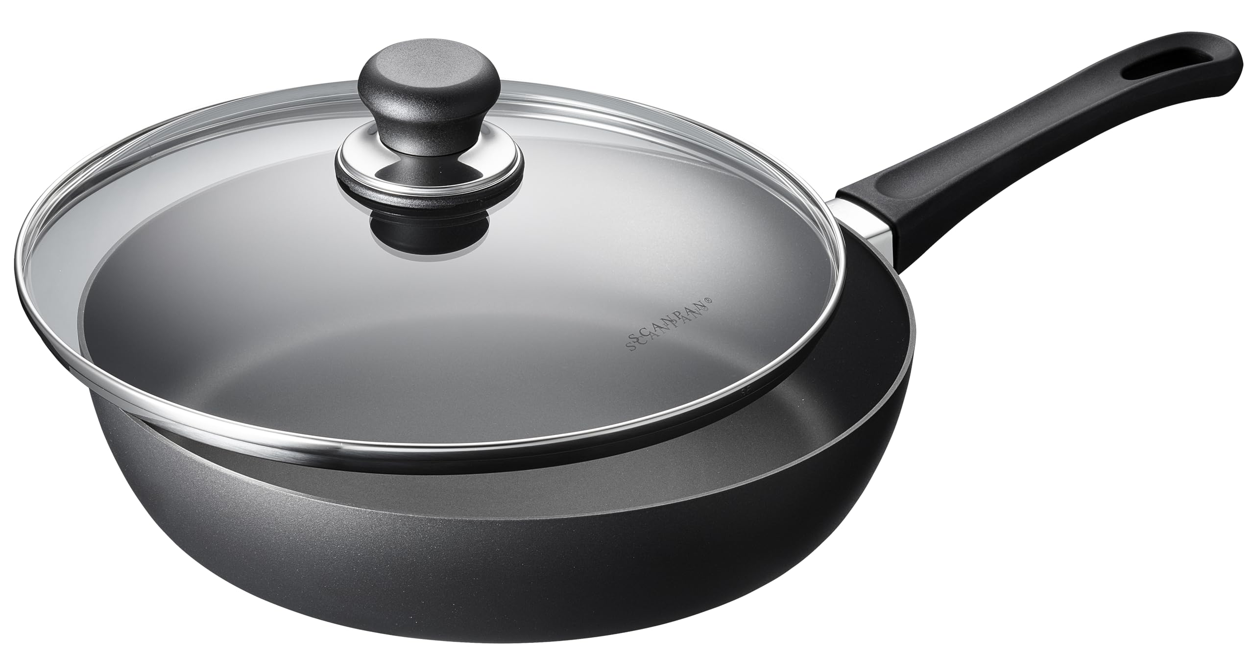 Scanpan Classic Induction 11 Inch Nonstick Saute Pan with Lid – Compatible with All Cooktops, Induction Ready, Metal Utensil Safe, Oven Safe to 500°F, Dishwasher Safe - Image 4