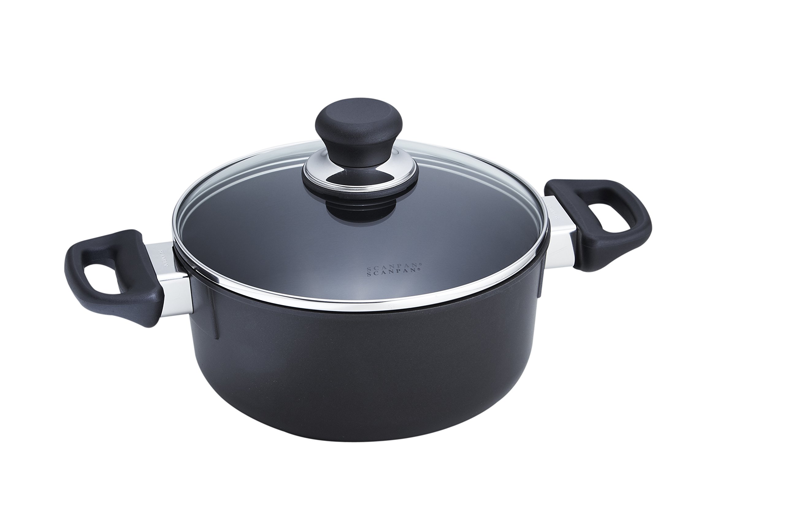 Scanpan Classic Plus 10 piece Nonstick Cookware Set – Compatible with Gas and Electric Stovetops, Metal Utensil Safe, Oven Safe to 500°F, Dishwasher Safe, Black - Image 4