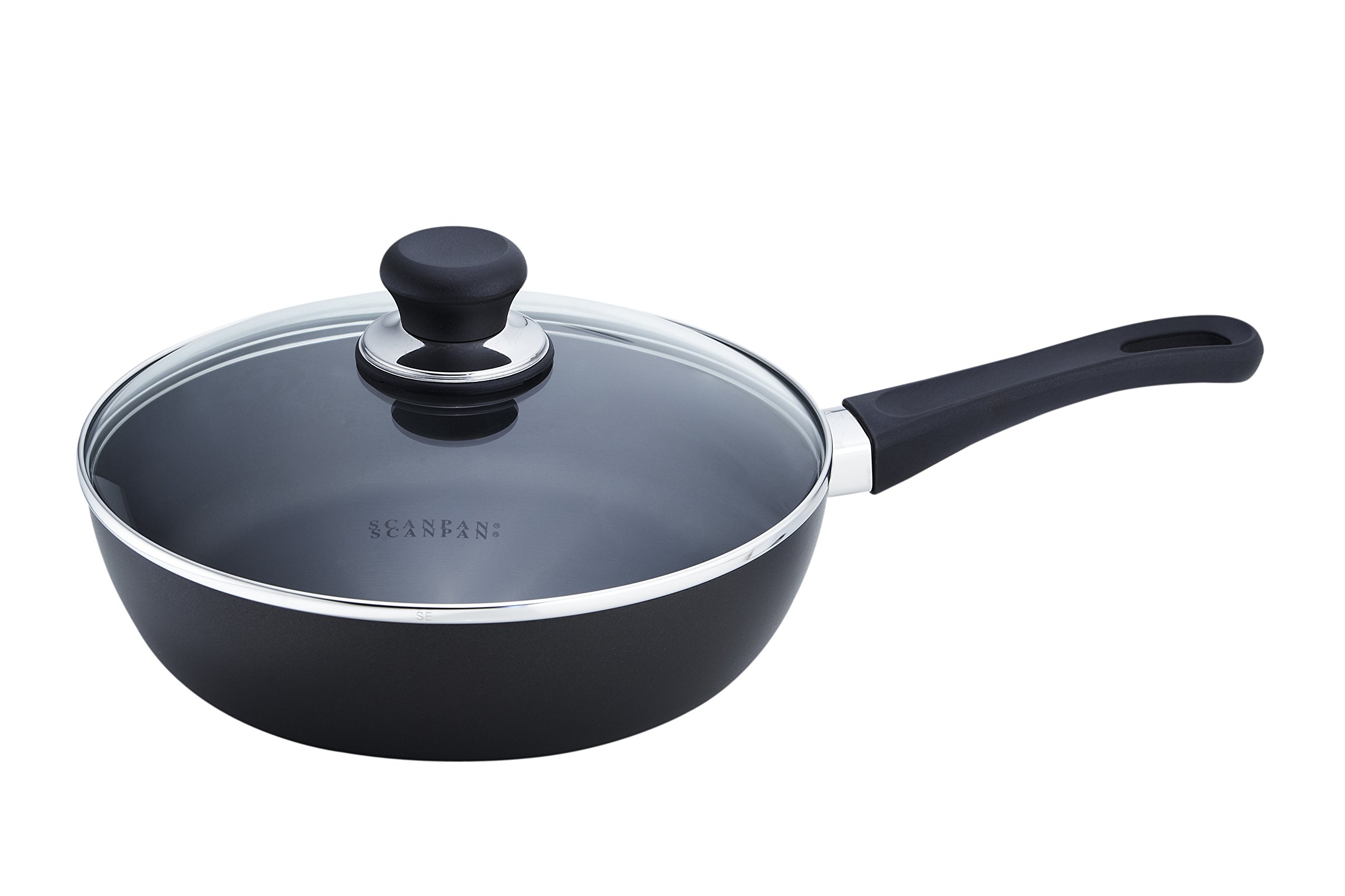 Scanpan Classic Plus 10 piece Nonstick Cookware Set – Compatible with Gas and Electric Stovetops, Metal Utensil Safe, Oven Safe to 500°F, Dishwasher Safe, Black - Image 5