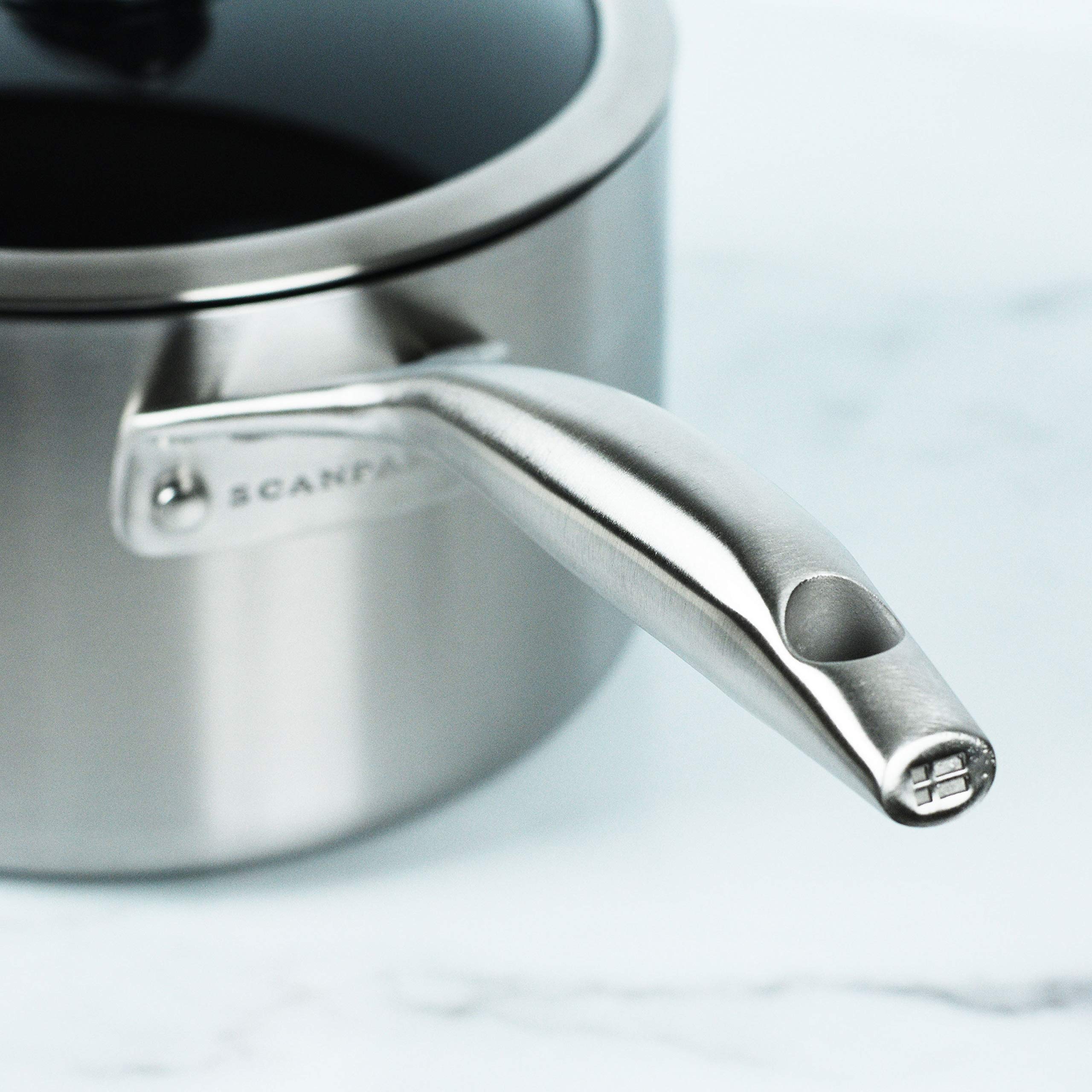 Scanpan CS+ 10-Piece Nonstick Cookware Set – Compatible with All Cooktops, Induction Ready, Metal Utensil Safe, Oven Safe to 500°F, Dishwasher Safe - Image 3