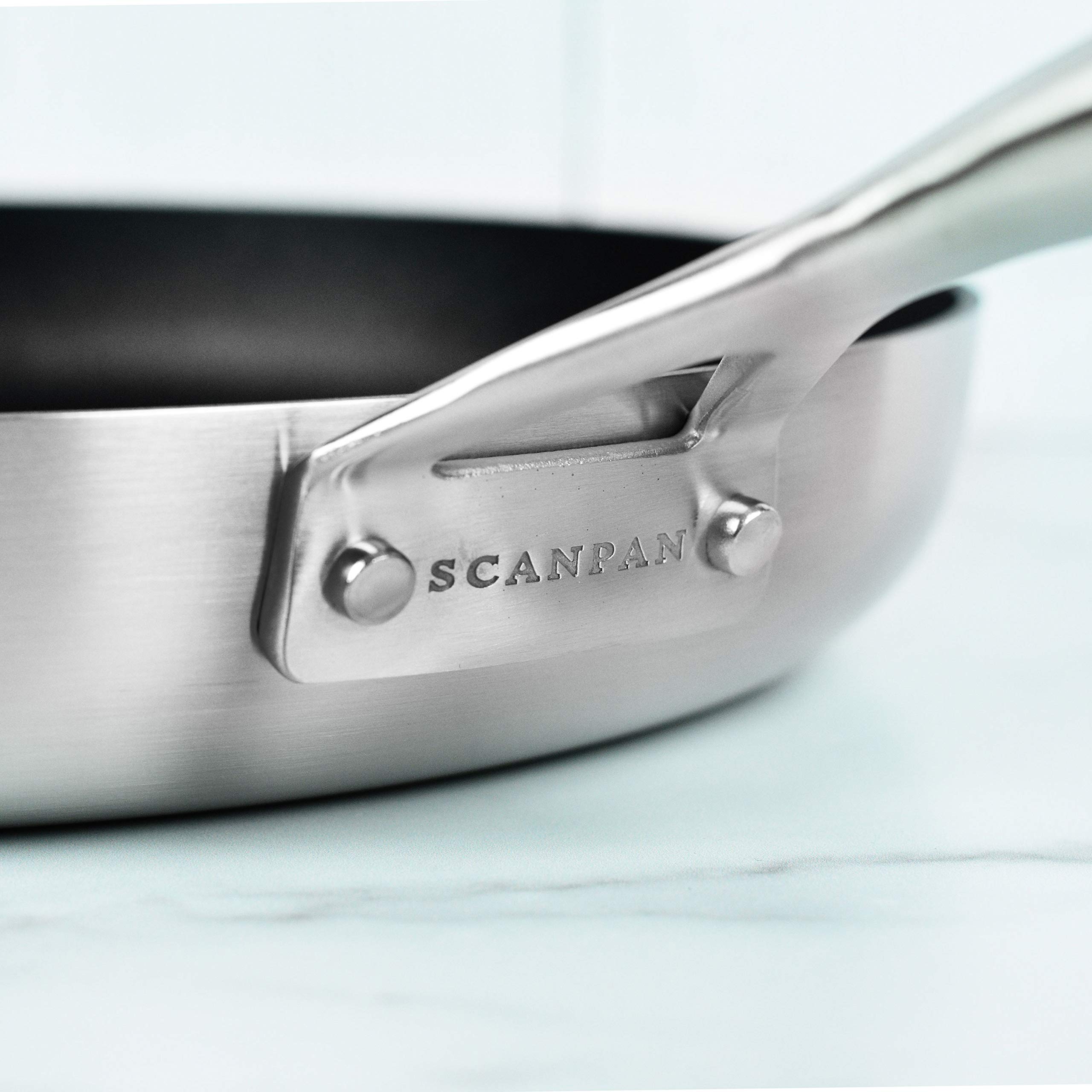 Scanpan CS+ 10-Piece Nonstick Cookware Set – Compatible with All Cooktops, Induction Ready, Metal Utensil Safe, Oven Safe to 500°F, Dishwasher Safe - Image 5