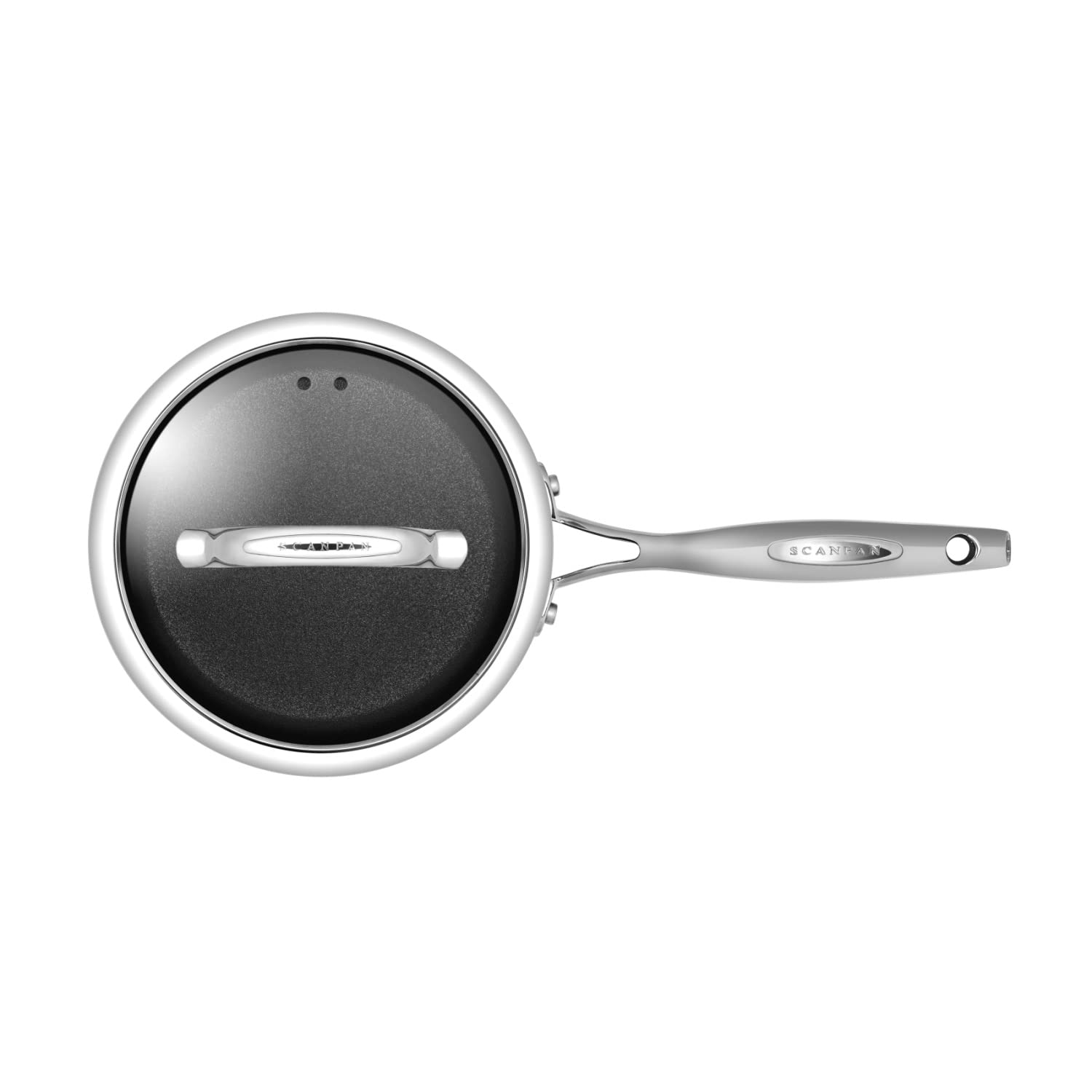 Scanpan HaptIQ 2.75 qt (7 inch) Stainless Steel-Aluminum Nonstick Saucepan with Lid – Compatible with All Cooktops, Induction Ready, Metal Utensil Safe, Oven Safe to 500°F, Dishwasher Safe - Image 4