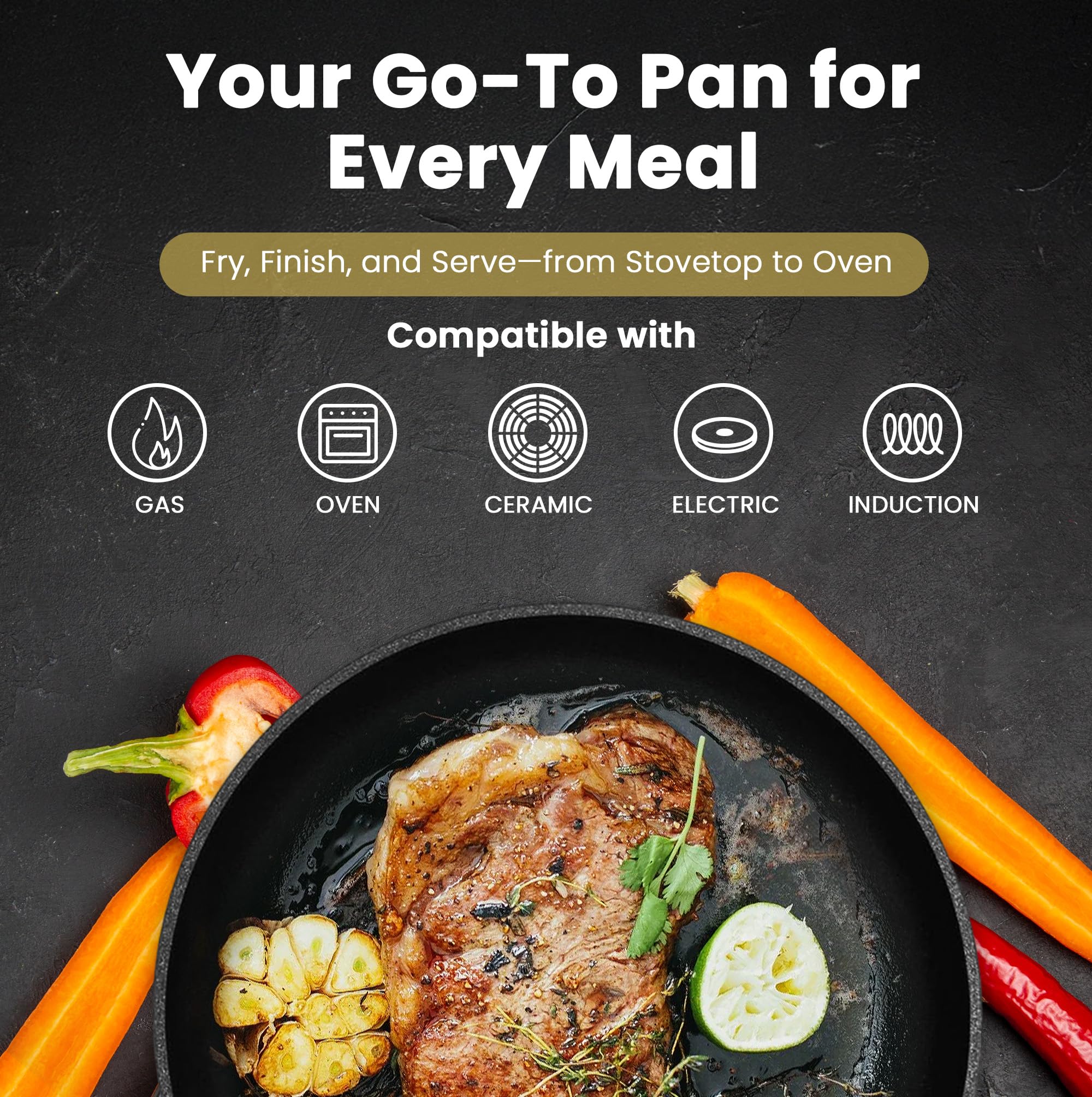 Scanpan HAPTIQ Fry Pan 12.5" - Image 3