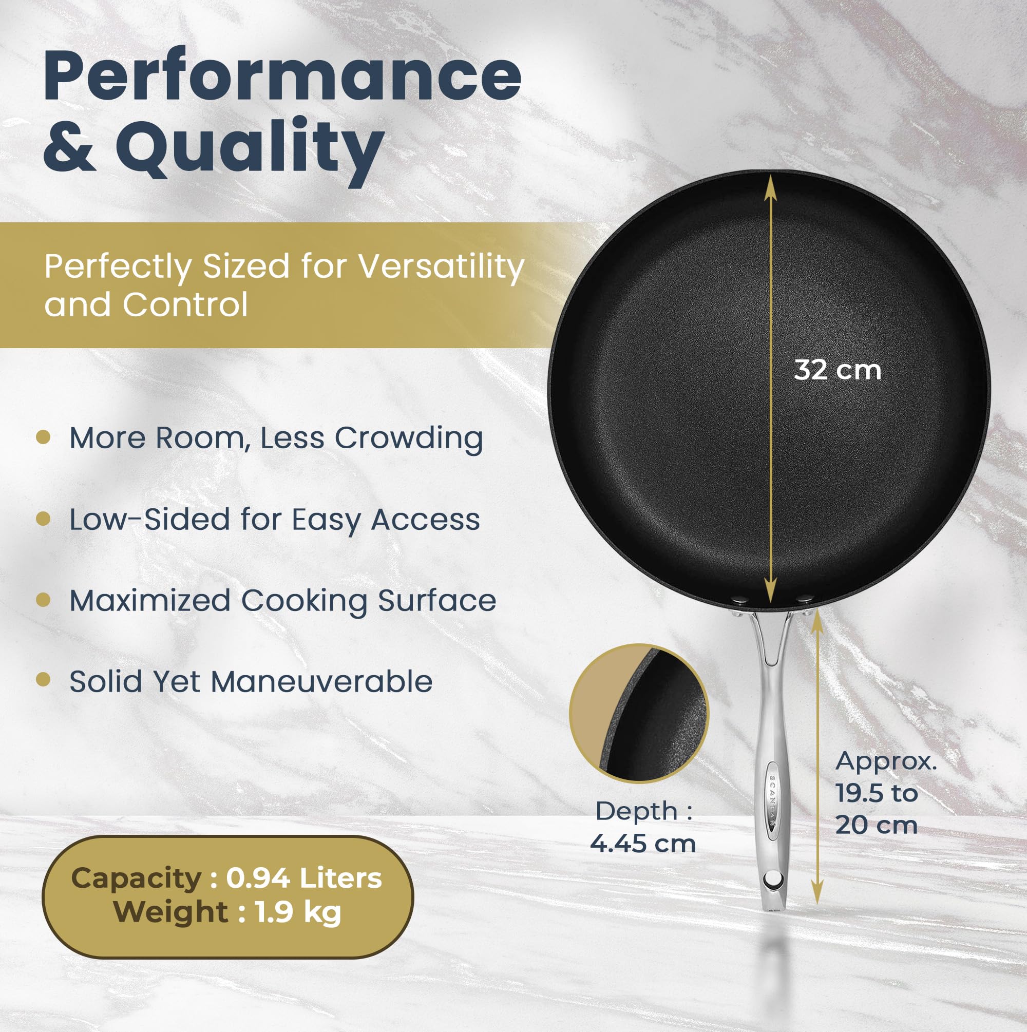 Scanpan HAPTIQ Fry Pan 12.5" - Image 5