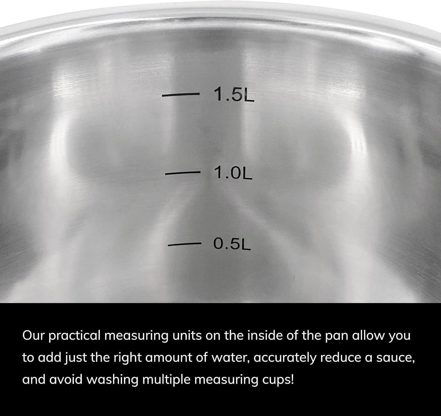 Scanpan Impact 1.2 Litre Saucepan with Lid - Image 4