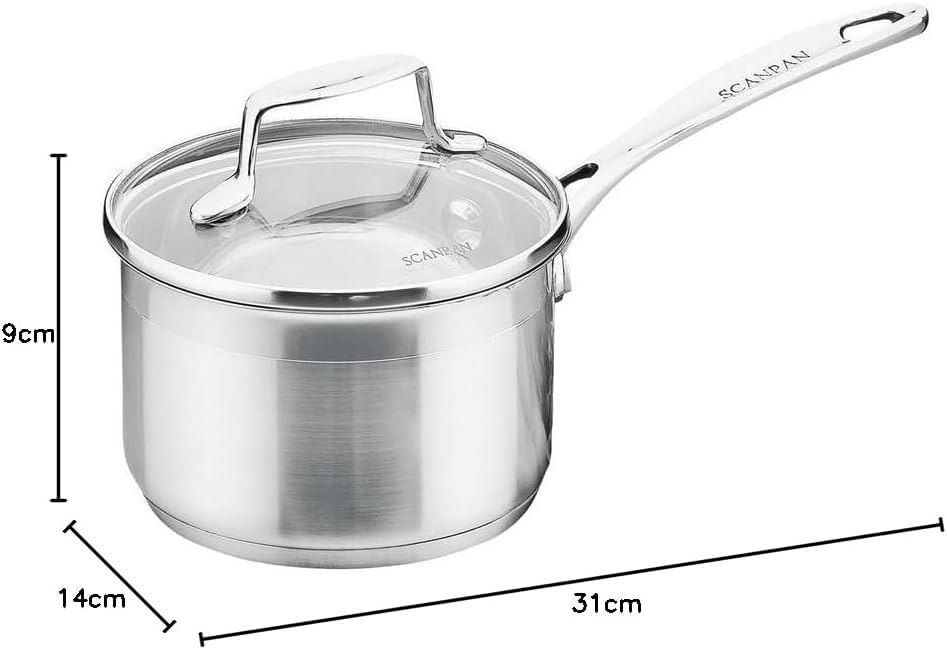 Scanpan Impact 1.2 Litre Saucepan with Lid - Image 5