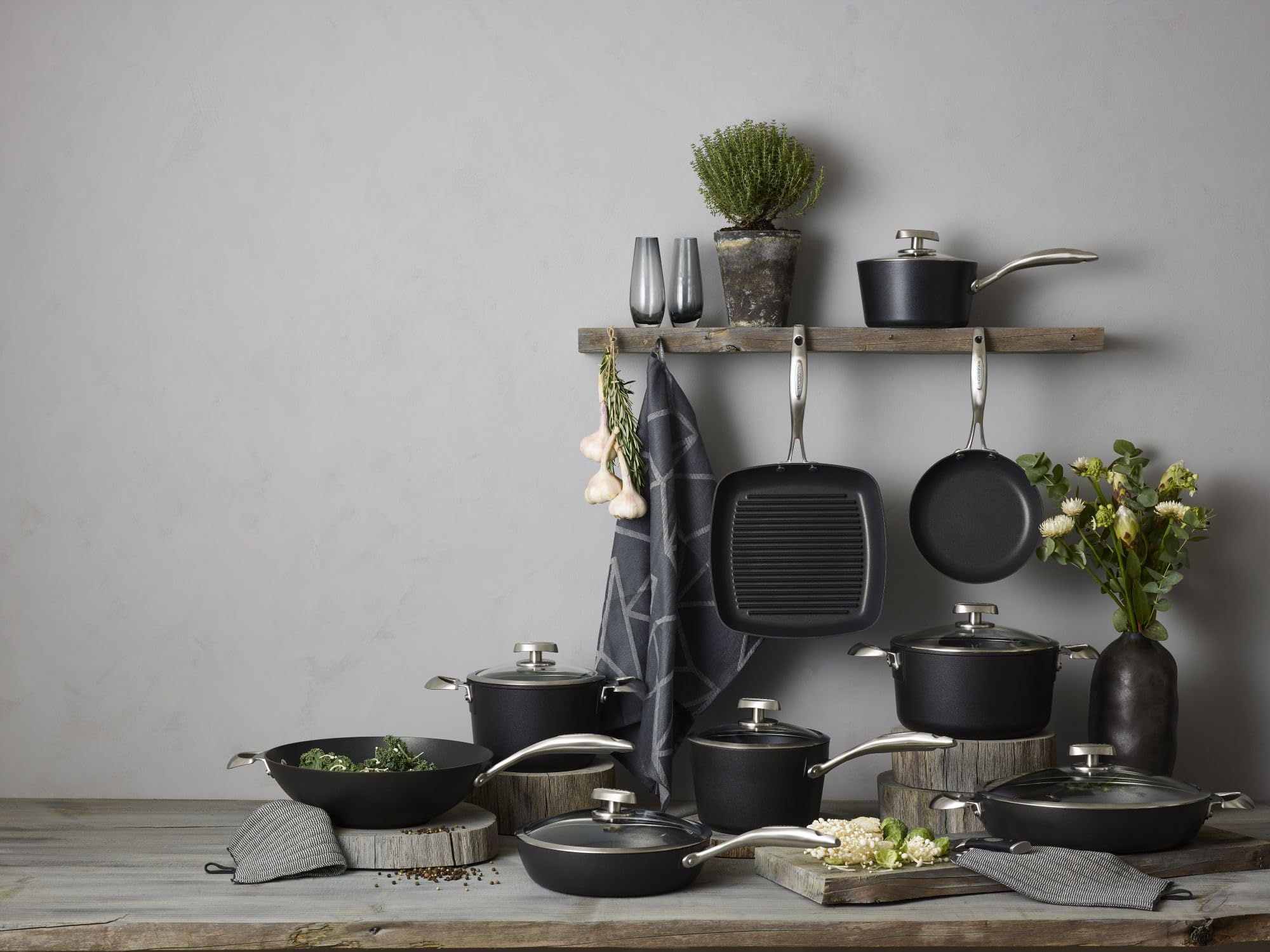 Scanpan Pro IQ 2.75 qt Nonstick Covered Saute Pan - Compatible with All Cooktops, Induction Ready, Metal Utensil Safe, Oven Safe to 500°F, Dishwasher Safe - Image 3