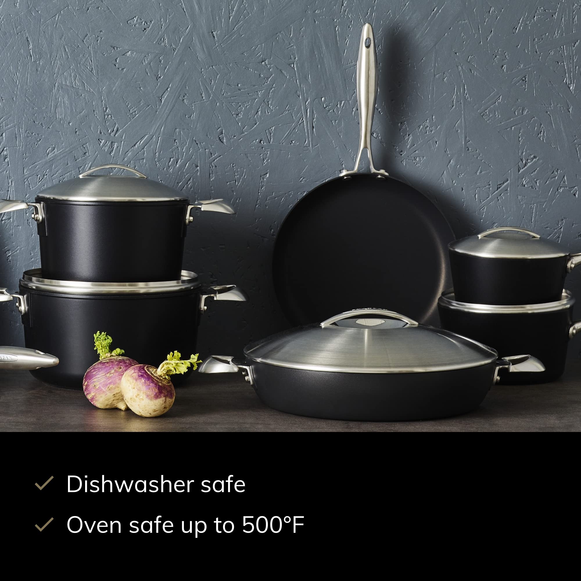 SCANPAN Professional 14” Stainless-Steel Lid - Fits Any Pan with Same Diameter - Dishwasher & Oven Safe - Image 4